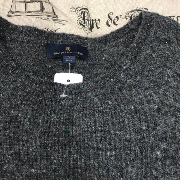 Brooks Brothers Merino Wool-Blend Crewneck Sweater - Picture 3 of 7